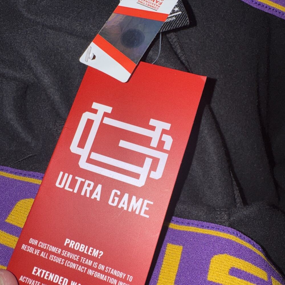 Ultra Game Louisiana State University Jogger Sweatpants Black Large 34x30 BNWT - Picture 4 of 4